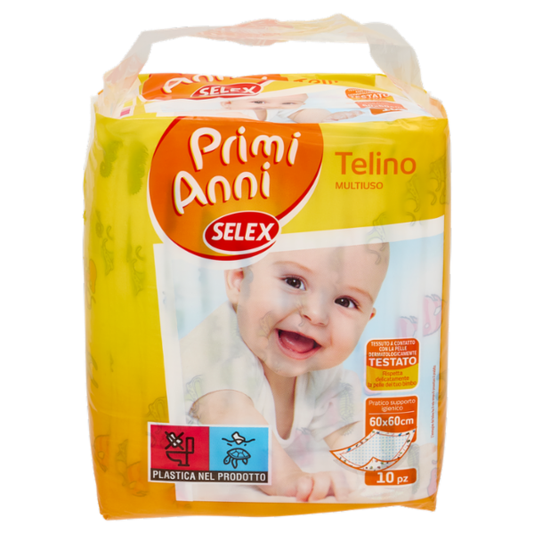 Selex Primi Anni Telino Multiuso Cm 60X60 10 pezzi