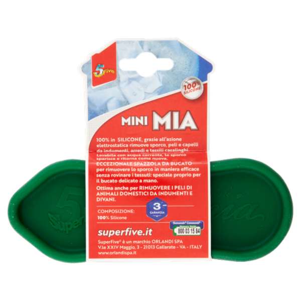Super5 Mini Mia la Spazzola 100% Silicone