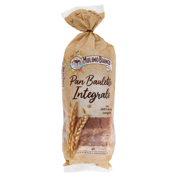 Mulino Bianco Pan Bauletto Integrale Pane ideale per panini 400g