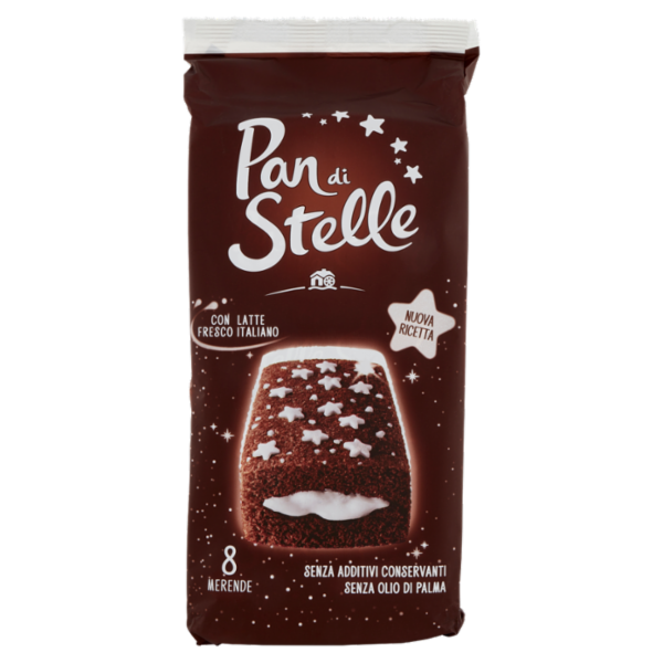 Pan di Stelle Merenda Pan di Spagna al Cacao e Crema al Latte 280g