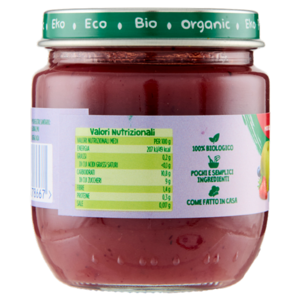 Hero Solo Bio Mela, Fragola e Mirtillo 120 g