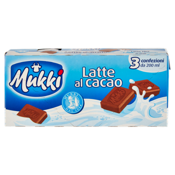 Mukki Latte al cacao 3 x 200 ml