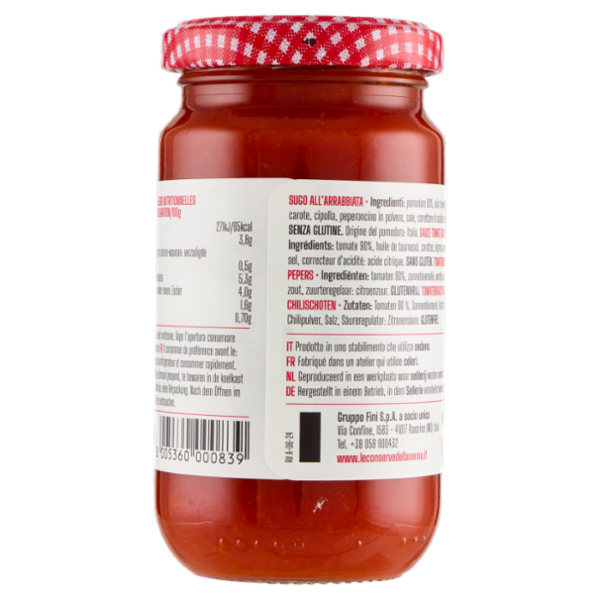 Le Conserve della Nonna Arrabbiata 190 g