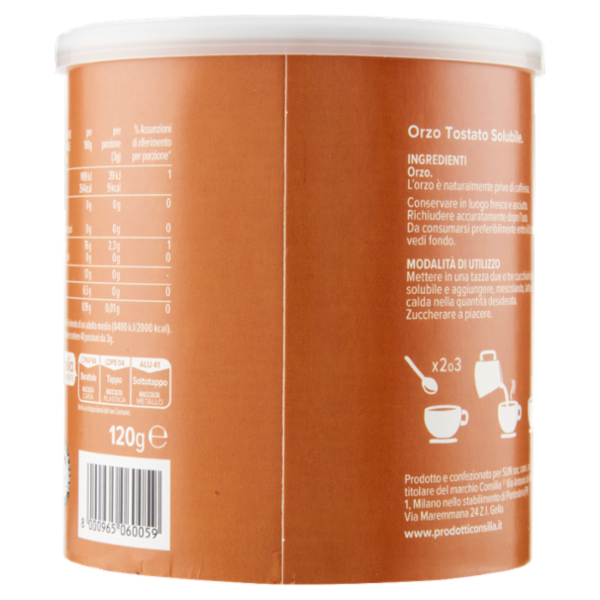 Consilia Orzo Tostato Solubile 120 g