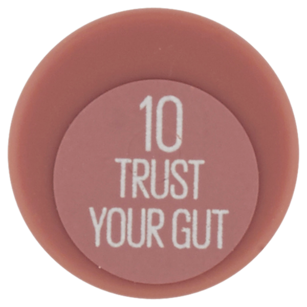 Maybelline New York Rossetto Matita SuperStay Ink Crayon Matte a Lunga Tenuta, 10 Trust Your Gut