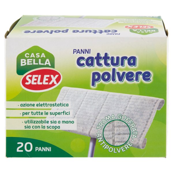 Selex Casa Bella Panni Cattura Polvere 20 pezzi