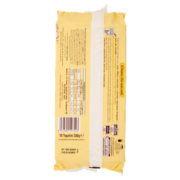 Mulino Bianco Tegolino Merenda senza Additivi Conservanti 10 pezzi 350 g