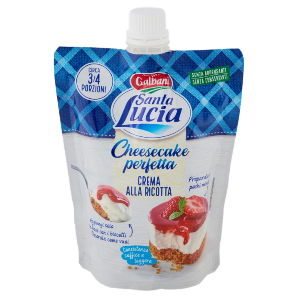 Galbani Santa Lucia Cheesecake perfetta Crema alla Ricotta 375 g
