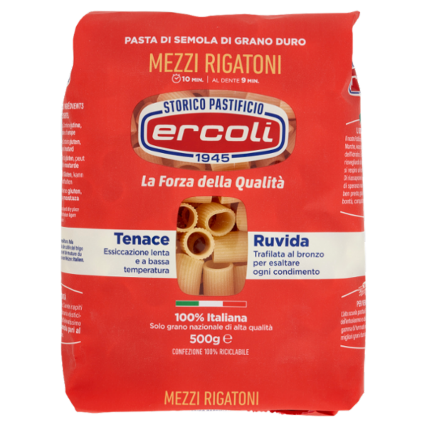 ercoli Mezzi Rigatoni 500 g