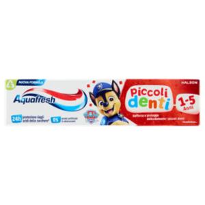 Aquafresh Piccoli Denti Dentifricio Igiene Orale Bambini 1-5 Anni Protegge Dalle Carie Menta 50 Ml
