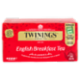 Twinings English Breakfast Tea Tè Nero 25 filtri +1 omaggio The 52 g