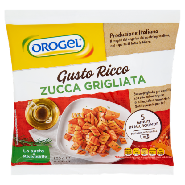 Orogel Gusto Ricco Zucca Grigliata Surgelati 250 g