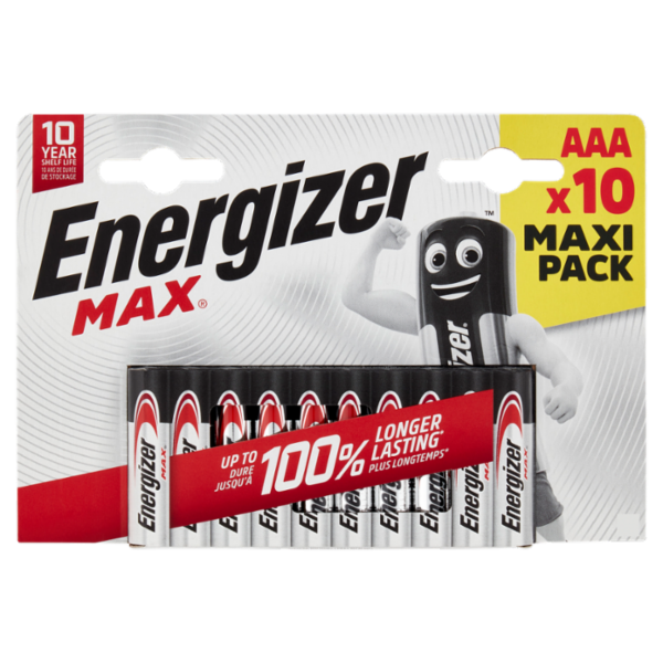 Energizer Max AAA 10 pz