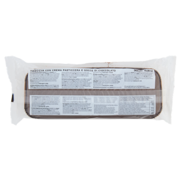 Gecchele Treccia con Crema e Gocce di Cioccolato 300 g