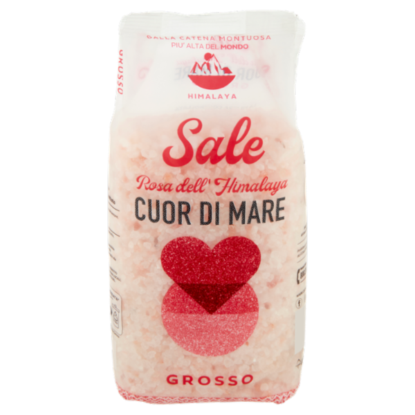Cuor di Mare Sale Rosa dell'Himalaya Grosso 1000 g