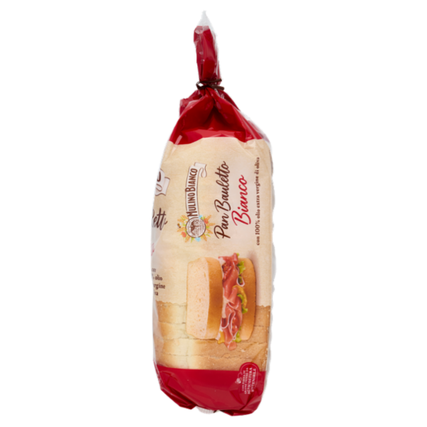 Mulino Bianco Pan Bauletto Bianco Pane Ideale per Panini 400g
