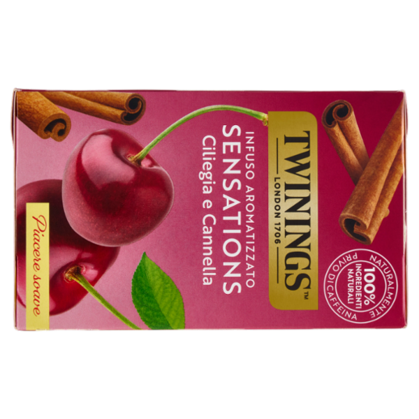 Twinings Ciliegia e Cannella Infuso Sensations 20 filtri 40 g