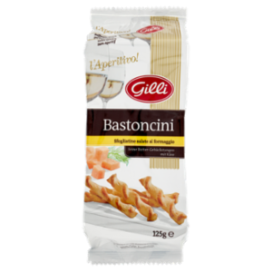 Gilli L'Aperitivo! Bastoncini Sfogliatine Salate Al Formaggio 125 g