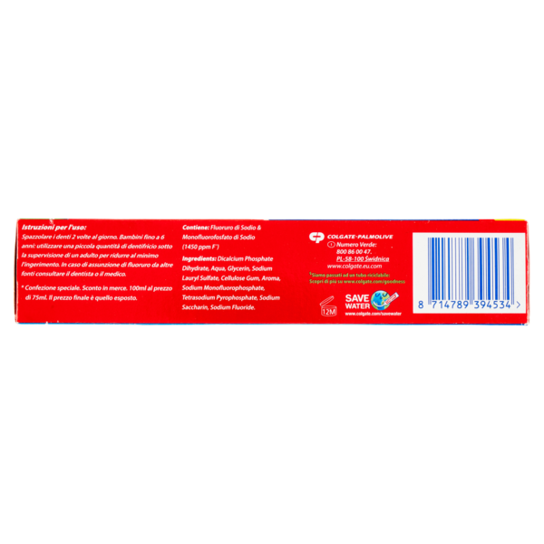 Colgate dentifricio Protezione Carie con calcio 100 ml