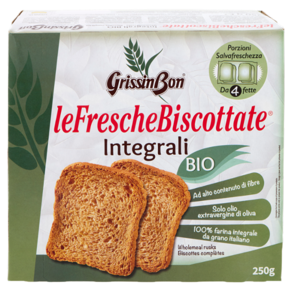 GrissinBon leFrescheBiscottate Integrali Bio 250 g