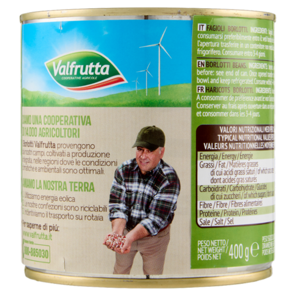 Valfrutta Borlotti Italiani 400 g