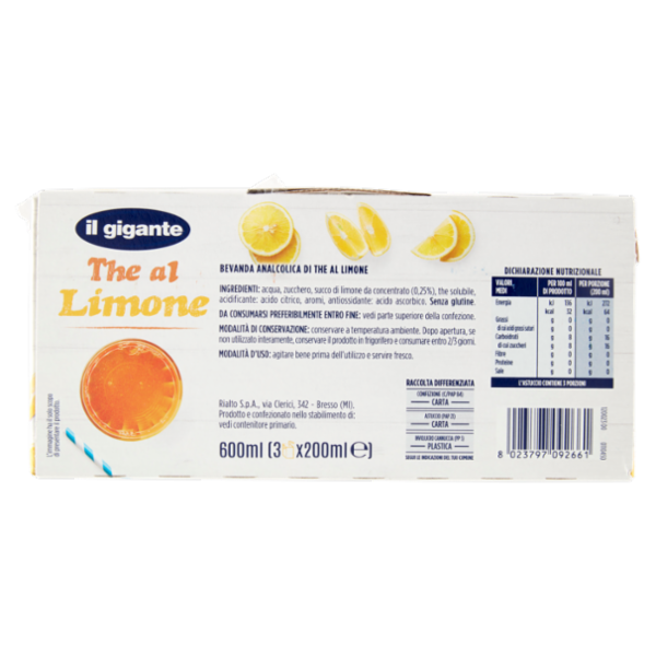 IL GIGANTE The al Limone 3 x 200 ml