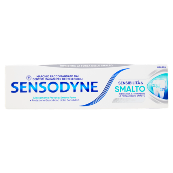 Sensodyne Dentifricio Sensibilità & Smalto Whitening per Denti Sensibili Effetto Sbiancante 75ml