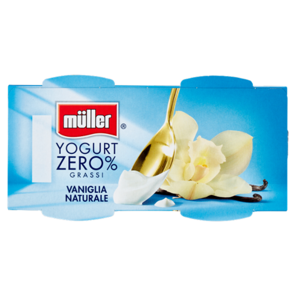 müller Yogurt Zero% Grassi Vaniglia Naturale 2 x 125 g