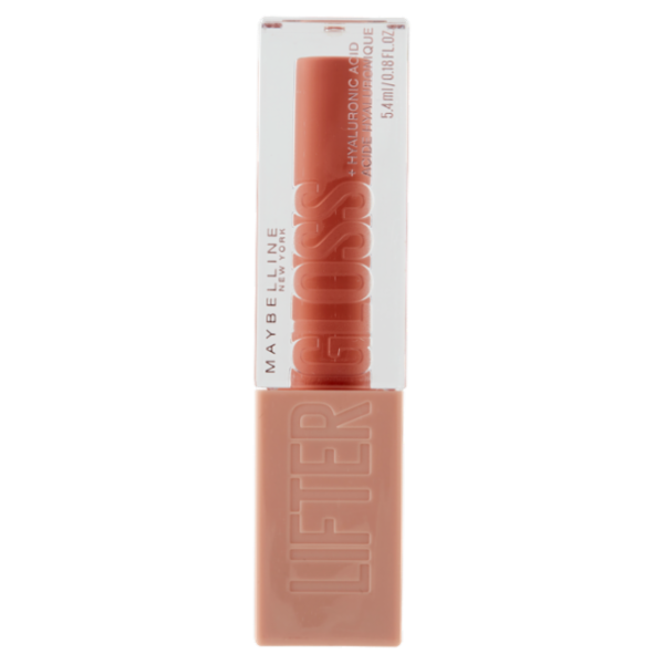 Maybelline New York Lifter Gloss, Lucidalabbra con acido ialuronico, Amber (007), 5,4 ml