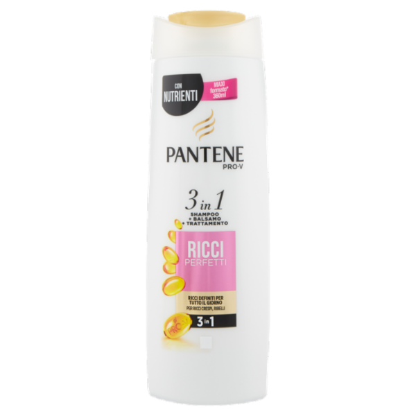 Pantene Pro-V 3in1 Shampoo+Balsamo+Trattamento Ricci Perfetti 360 ml