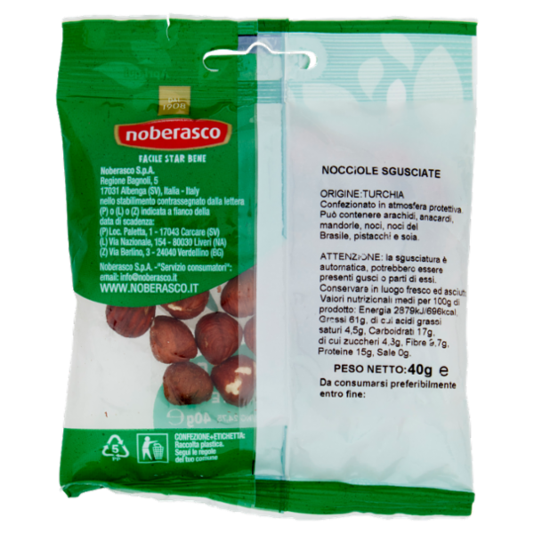 noberasco € 0,99 Nocciole Sgusciate 40 g