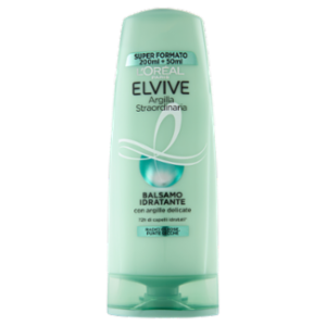 Elvive Argilla Straordinaria Balsamo Idratante, Per Radici Oleose, Punte Secche, 250 Ml