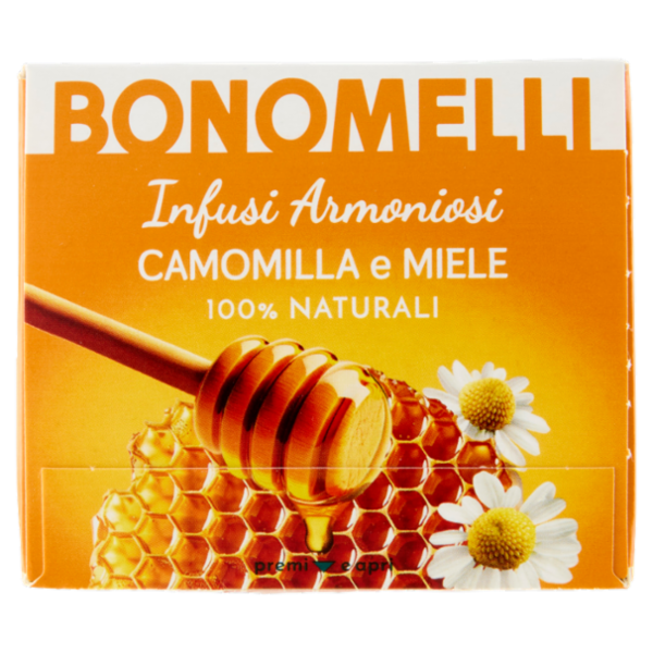 Bonomelli Infusi Armoniosi 100% Naturali Camomilla e Miele 12 filtri 24 g