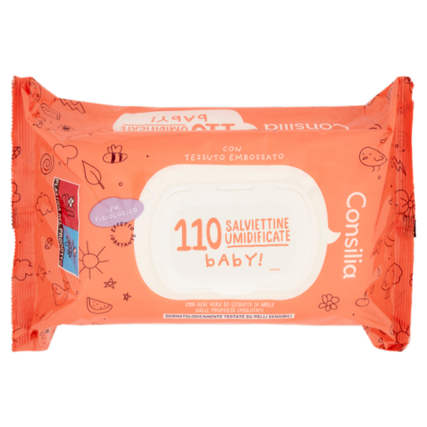 Consilia Salviettine Detergenti per Bimbo 110 pezzi