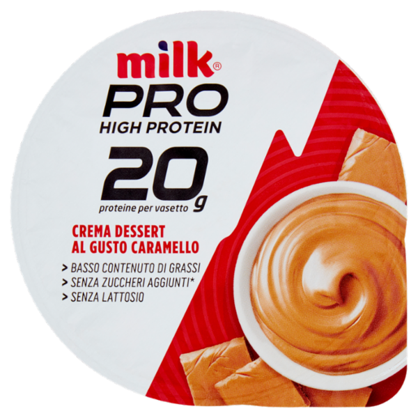 Milk Pro High Protein 20g Crema Dessert al Gusto Caramello 200 g