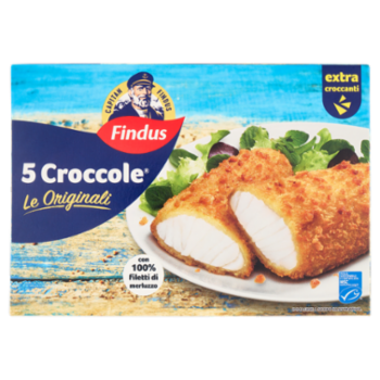Capitan Findus 5 Croccole Con 100% Filetti Di Merluzzo - Le Originali 540 g