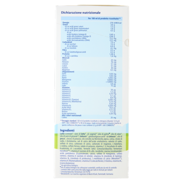 Hipp Bio Combiotic Latte per Lattanti Bio 1 600 g