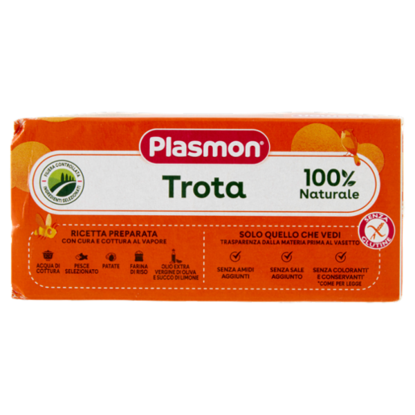 Plasmon Omogeneizzato Trota con patate 2 x 80 g
