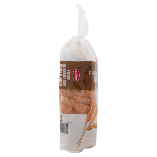 Selex Pane Filone Integrale con Semi e Noci a Fette 500 g