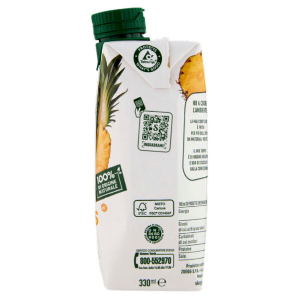 Zuegg Skipper Ananas Senza zuccheri aggiunti 330 ml