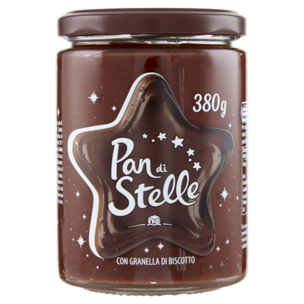 Pan di Stelle Crema al Cacao Nocciole e Granella di Biscotto 380g