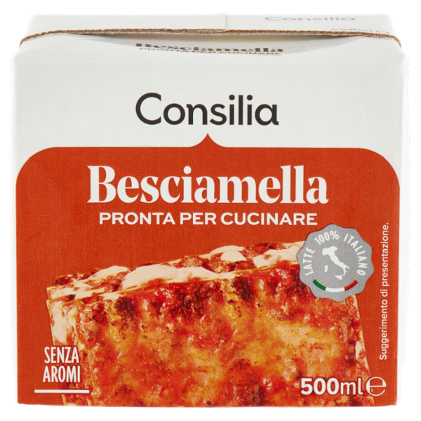 Consilia Besciamella Pronta per Cucinare a Lunga Conservazione 500 ml