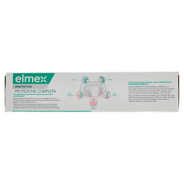 elmex dentifricio Sensitive Plus protezione completa denti sensibili 75 ml