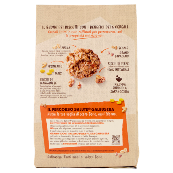 Galbusera Cereali G Granola e Frolla con Albicocca, Arance e Mandorle 300 g