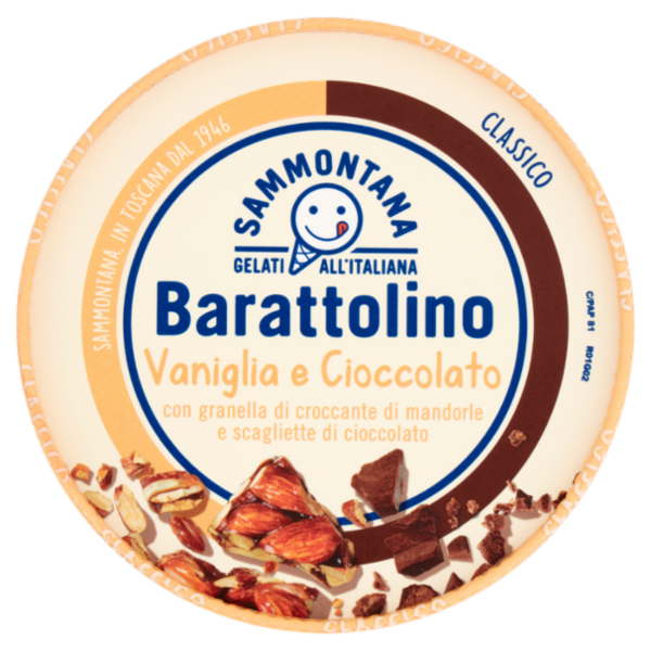 Sammontana Barattolino Classico Vaniglia e Cioccolato 500 g