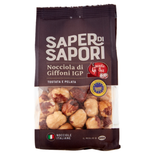 Selex Saper di Sapori Nocciole di Giffoni I.G.P. Tostate e Pelate 100 g