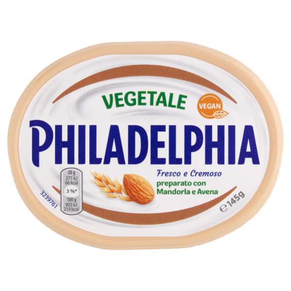 Philadelphia Vegetale a base di Mandorla e Avena - 145g