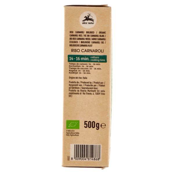 alce nero Riso Carnaroli 500 g