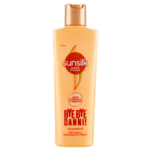 Sunsilk Super Fusion Bye Bye Danni! Shampoo Per Capelli Danneggiati e Spenti 220 Ml