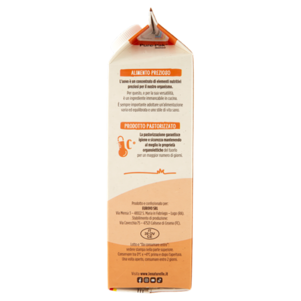 le Naturelle Tuorlo d'Uovo Pastorizzato 1000 g